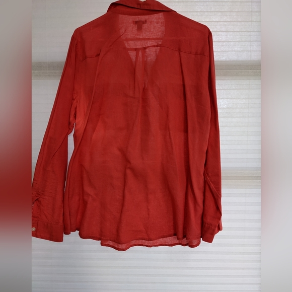 Old Navy Half Button Roll Sleeve XL Tunic - Picture 4 of 4